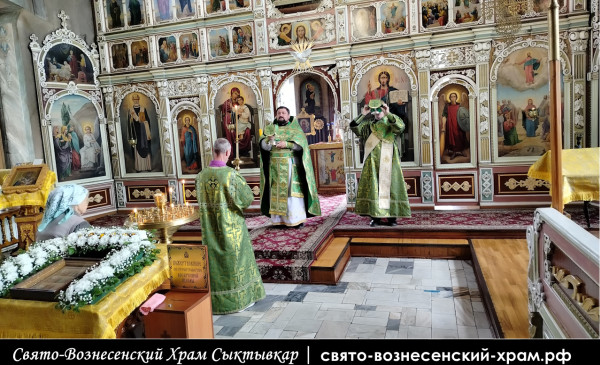 16 августа – память преподобного Исаакия, Далмата и Фавста, Свято Вознесенский храм Сыктывкар