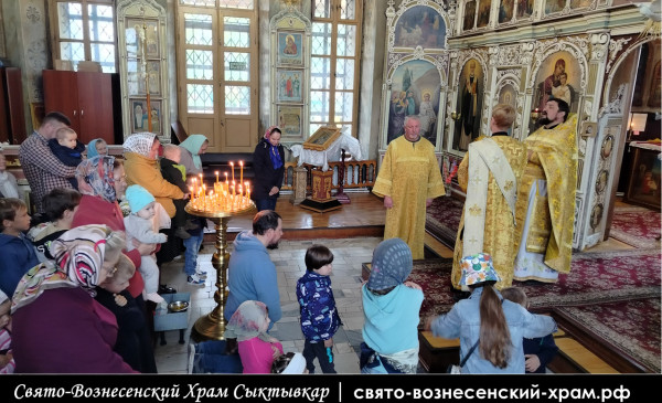 Память преподобномучеников Феодора и Василия Печерских, Свято Вознесенский храм Сыктывкар