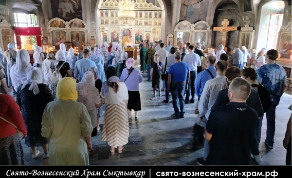 27 июля 2025, день памяти святых отцев шести Вселенских Соборов, Свято-Вознесенский храм Сыктывкар