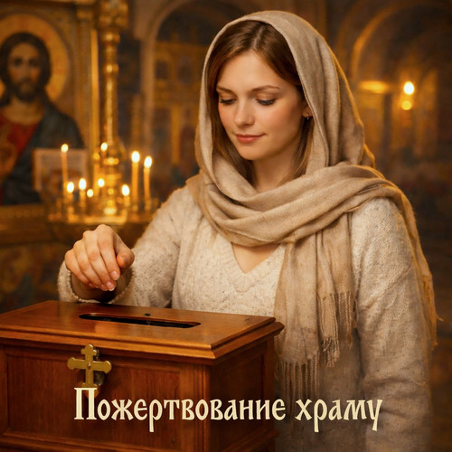 Пожертвование храму
